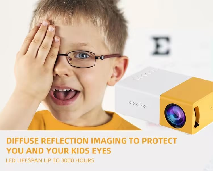 Technoview Pro Mini Portable LED Projector – AV, HDMI, USB, Micro SD, Audio | Home Cinema & Kids Film Projector | Compatible with Smartphone, Laptop, PS4, - Image 5