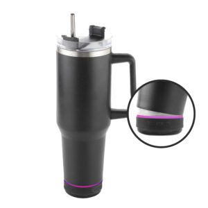 Bluetooth Speaker Stainless Steel Double Vacuum Insulated Hot and Cold Tumbler with Lid and Straw – 1200 ML for Home|| Office || Gym || Gifting|| Travelling || Black