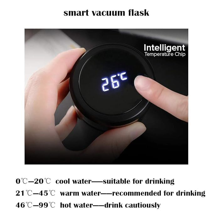 Smart Led Display Temperature Bottle Vacuum Flask Stainless Steel | Leakproof | Travel, Kids, Fitness, Sports, Gym, Workout 500ml (Any Color) - Image 5