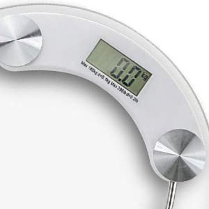 MCP Healthcare Digital Round shape Glass, Personal Bathroom, lens with Thick Toughened glass and Low battery Indicator, Transparent Automatic Weighing Scale, Measure Units in both KG/LB. - Image 3