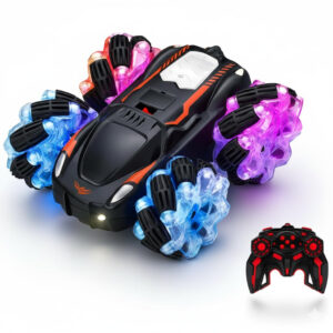 Storio Rechargeable 4x4 Remote Control Drift Stunt Car | 4WD Dual-Sided 360° Rotating RC Car | High-Speed Off-Road Climbing Battle Vehicle | Fall-Resistant Stunt Toy for Kids Boys Girls & Adults